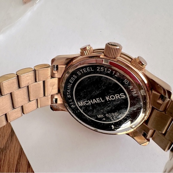 Michael Kors Rose Gold-Tone Watch MK8096 - Picture 11 of 12